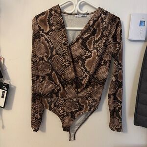 Zara snake bodysuit
